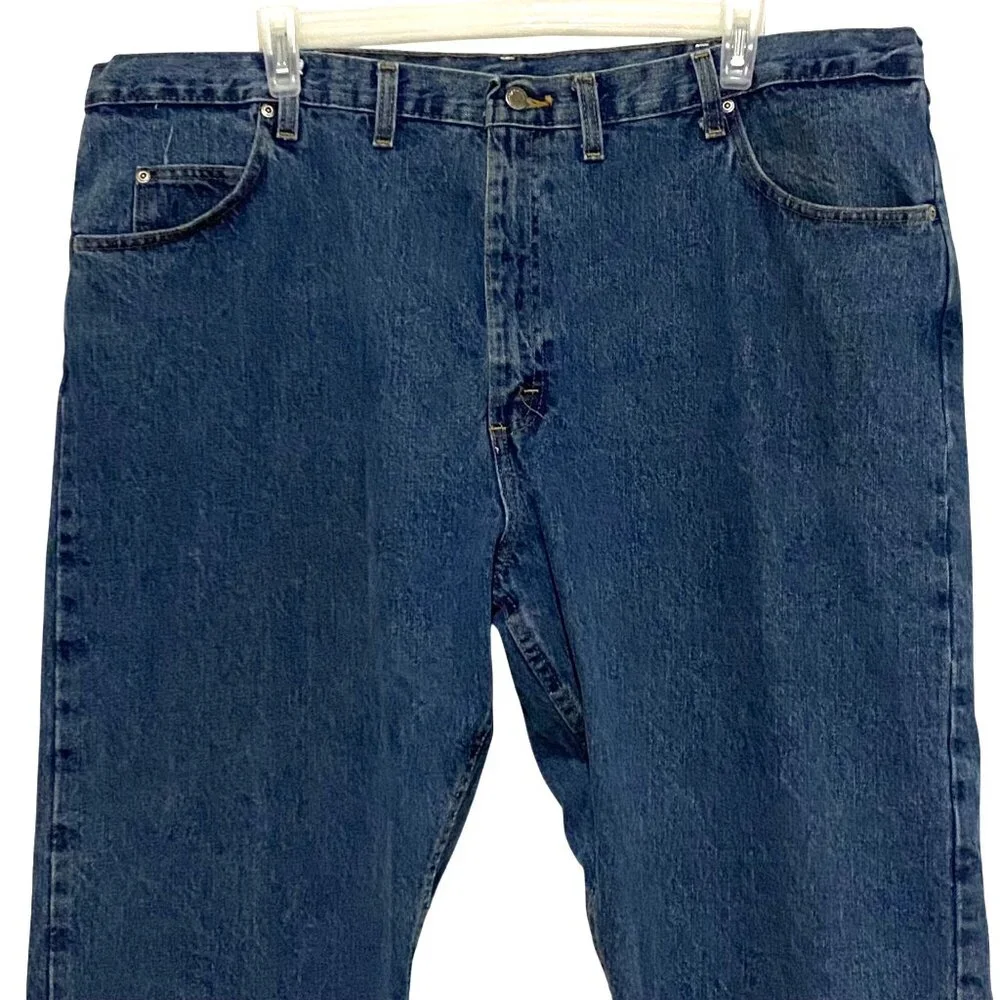 Wrangler Mens Jeans 44x32 Bootcut Western Cowboy Rodeo Work Wear Country Classic